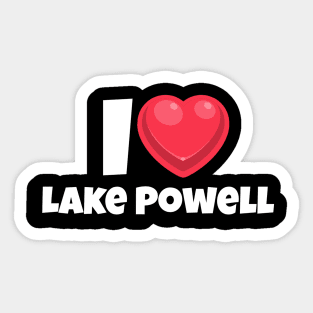 I love Lake Powell Sticker